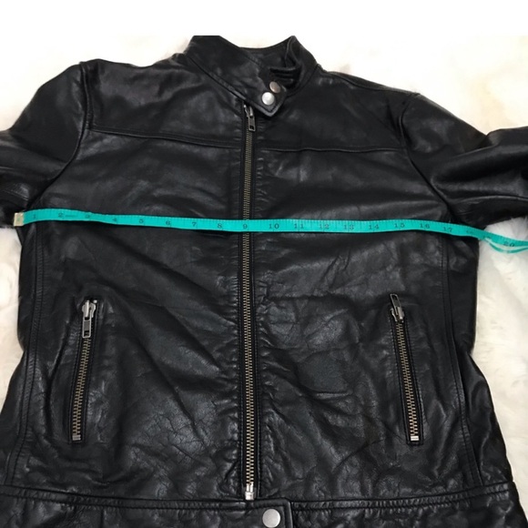 Gap Genuine Leather Jacket size Small - Picture 6 of 7